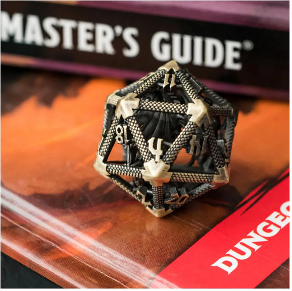 Foam Brain Games Hollow Dragon Keep D20 - Bronze 18mm