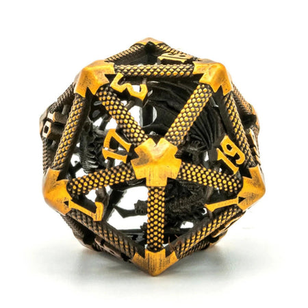 Foam Brain Games Hollow Dragon Keep D20 - Gold 18mm