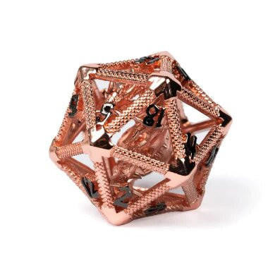 Foam Brain Games Hollow Dragon Keep D20 - Rose Gold 18mm