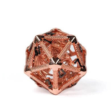 Foam Brain Games Hollow Dragon Keep D20 - Rose Gold 18mm