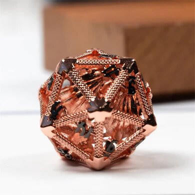 Foam Brain Games Hollow Dragon Keep D20 - Rose Gold 18mm