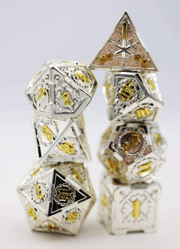 Foam Brain Games Holy Sword RPG Metal Dice Set