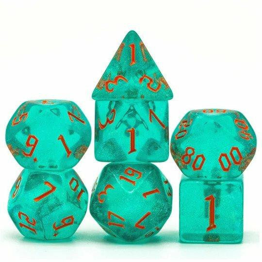 Foam Brain Games Hurricane Elemental RPG Dice Set
