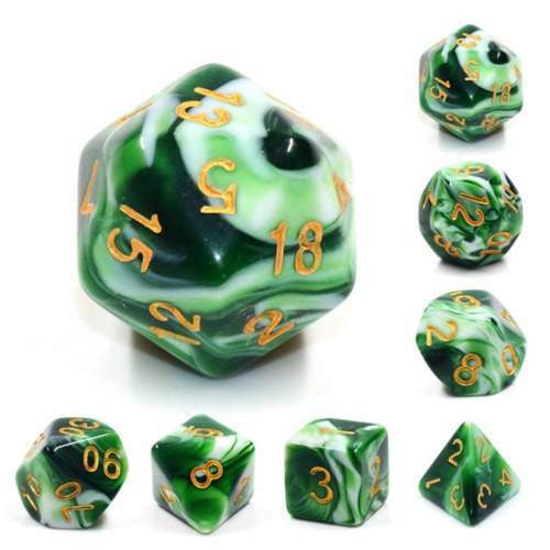Foam Brain Games Jadeite RPG Dice Set