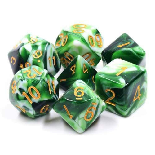 Foam Brain Games Jadeite RPG Dice Set