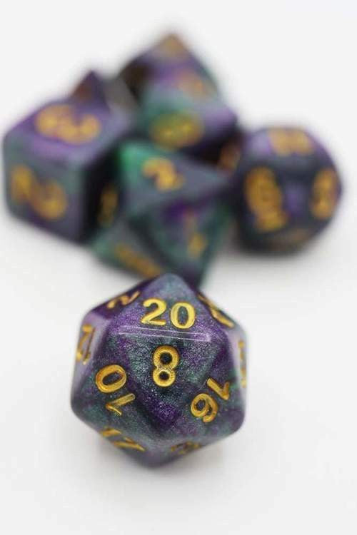Foam Brain Games King Cake RPG Dice Set