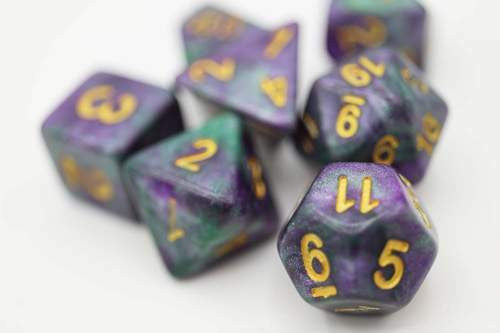 Foam Brain Games King Cake RPG Dice Set