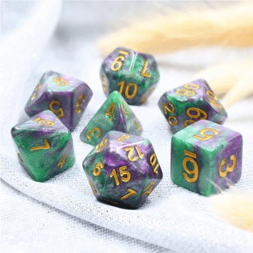 Foam Brain Games King Cake RPG Dice Set