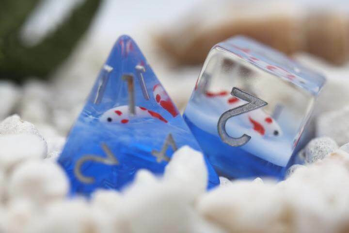 Foam Brain Games Koi Pond RPG Dice Set