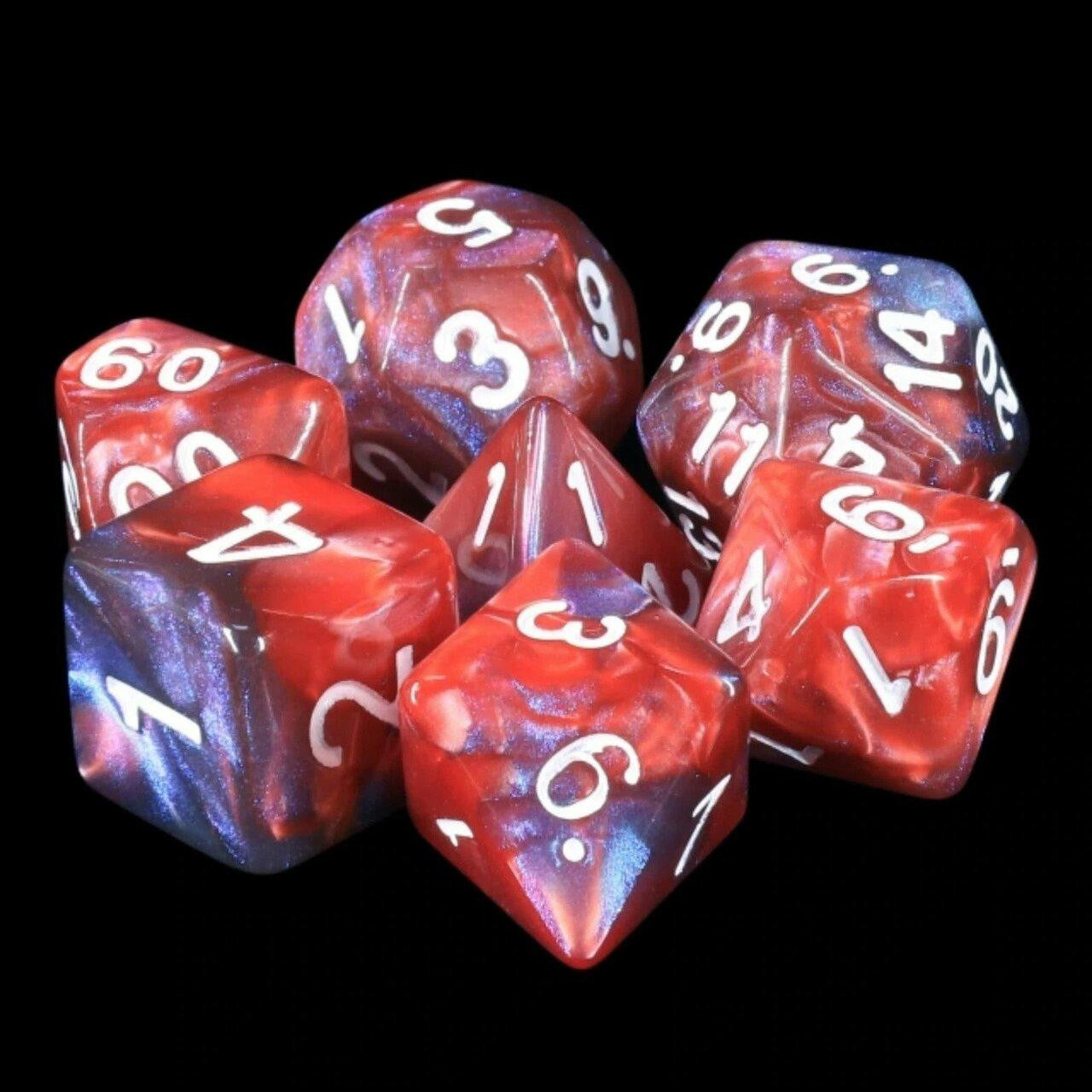 Foam Brain Games Lava Galaxy RPG Dice Set