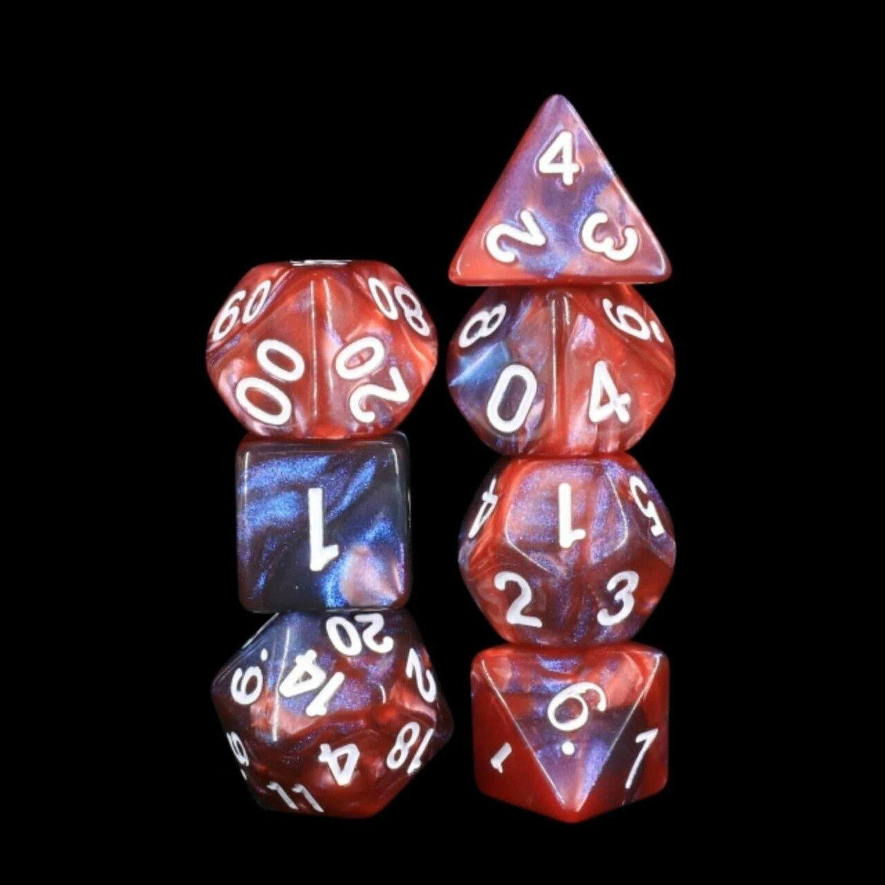 Foam Brain Games Lava Galaxy RPG Dice Set
