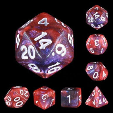 Lava Galaxy RPG Dice Set