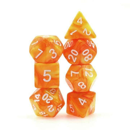 Foam Brain Games Lemon Sorbet RPG Dice Set