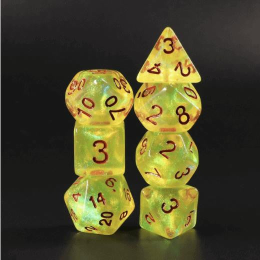 Foam Brain Games LimeLight RPG Dice Set