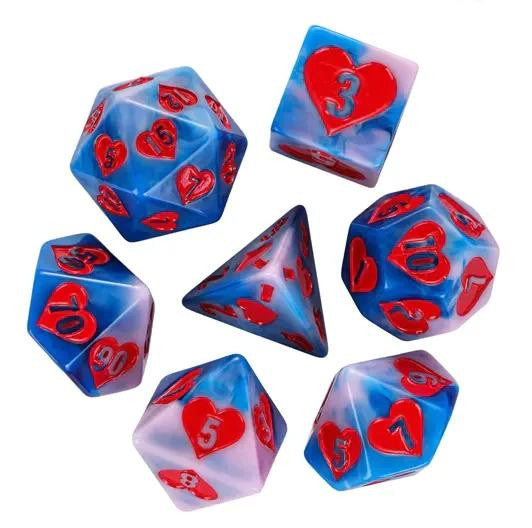 Foam Brain Games Love is in the Air RPG Dice Set 