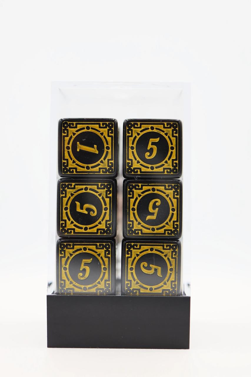 Foam Brain Games Magic Burst D6 Set - Yellow - 12 piece D6's 