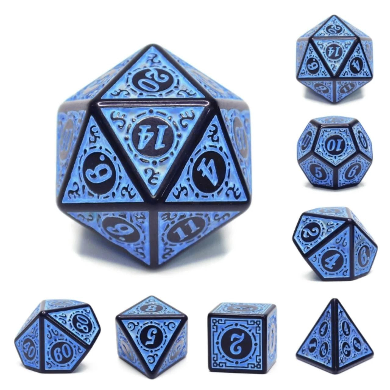 Foam Brain Games Magic Flame - Blue RPG Dice Set 