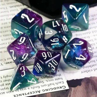 Foam Brain Games Magicians Twilight RPG Dice Set