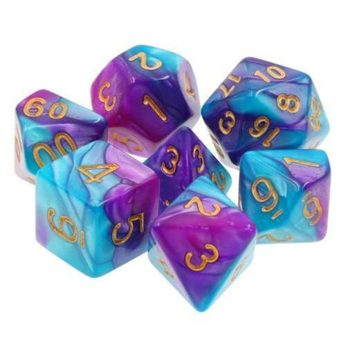 Foam Brain Games Mermaid Beach RPG Dice Set