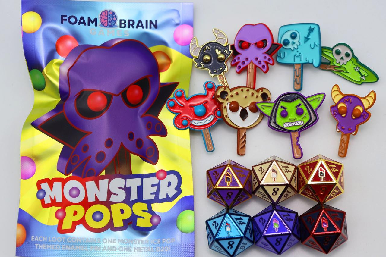 Foam Brain Games Mystery Loot: Monster Pops 