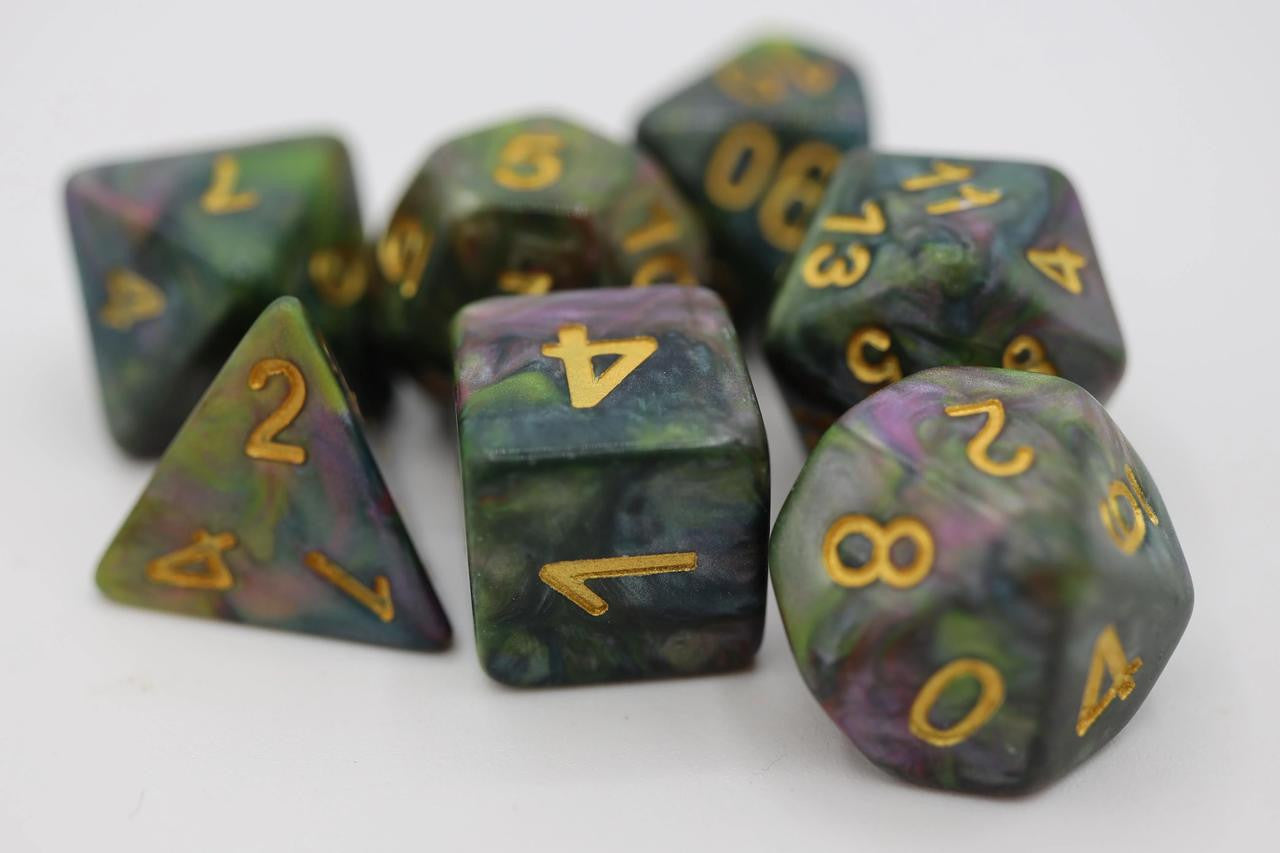 Foam Brain Games Mystic Woodland RPG Dice Set 