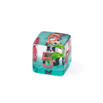 Foam Brain Games Panda in Bamboo RPG Dice Set 
