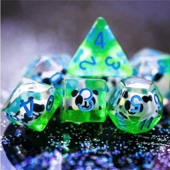 Foam Brain Games Panda RPG Dice Set