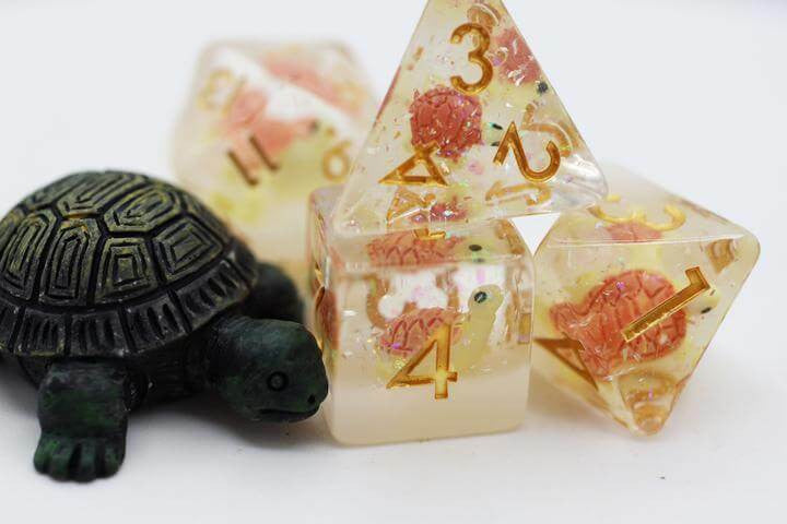 Foam Brain Games Party Turtle RPG Dice Set