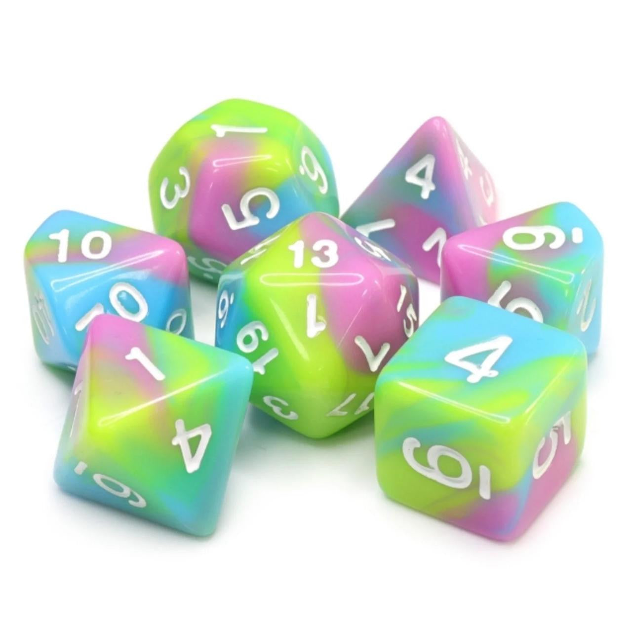 Foam Brain Games Pastel Punk RPG Dice Set