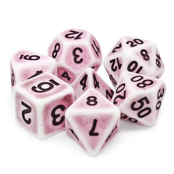 Foam Brain Games Pink Ancient RPG Dice Set