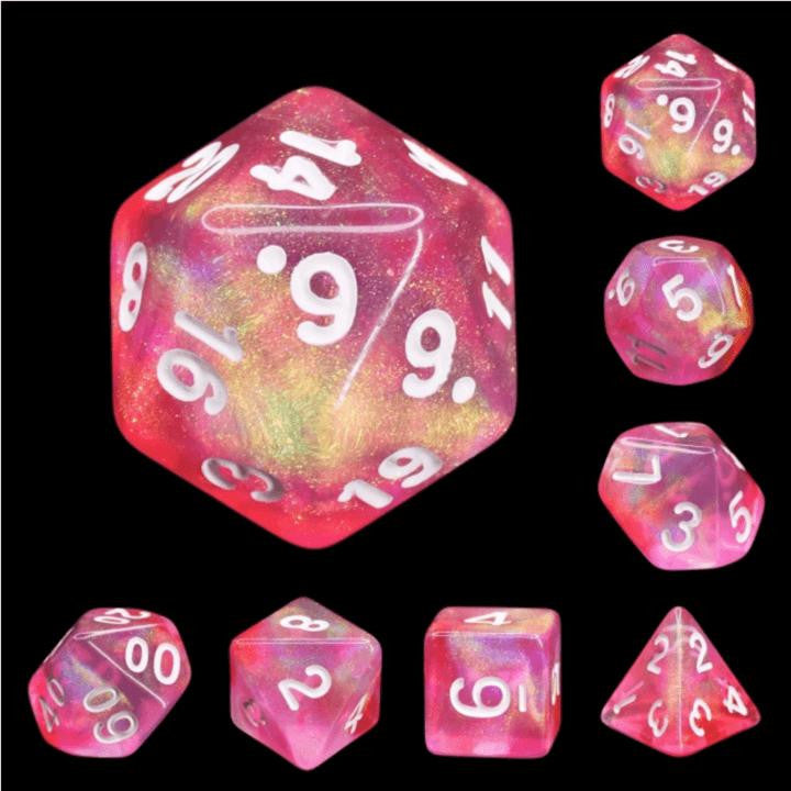 Foam Brain Games Pink Bunny RPG Dice Set