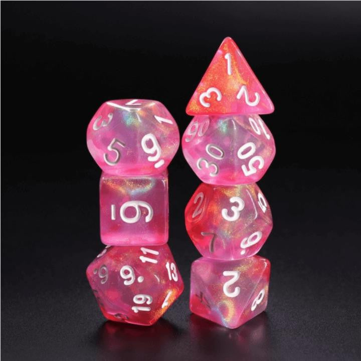 Foam Brain Games Pink Bunny RPG Dice Set