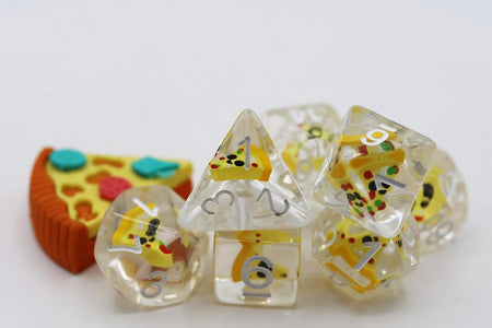 Foam Brain Games Pizza RPG Dice Set 
