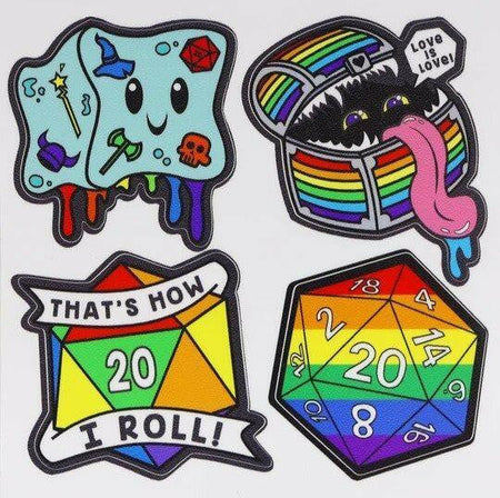 Foam Brain Games Pride Sticker Sheet