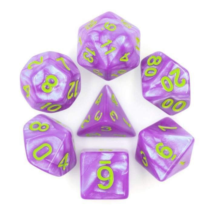 Foam Brain Games Purple People Eater RPG Dice Set