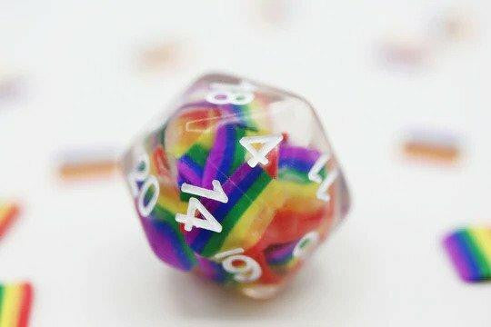 Foam Brain Games Rainbow Flag RPG Dice Set