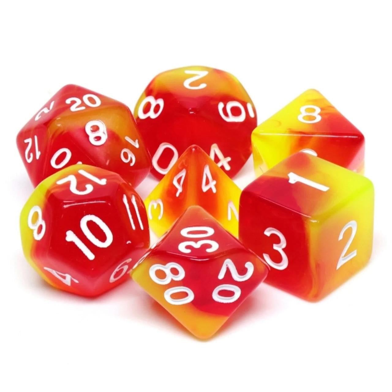 Foam Brain Games Rising Phoenix RPG Dice Set 