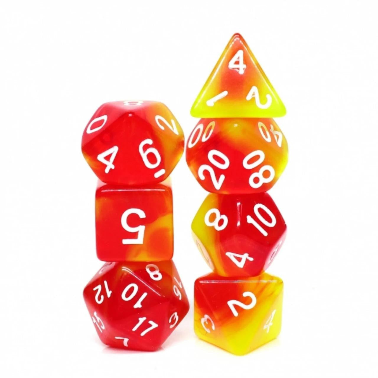 Foam Brain Games Rising Phoenix RPG Dice Set 