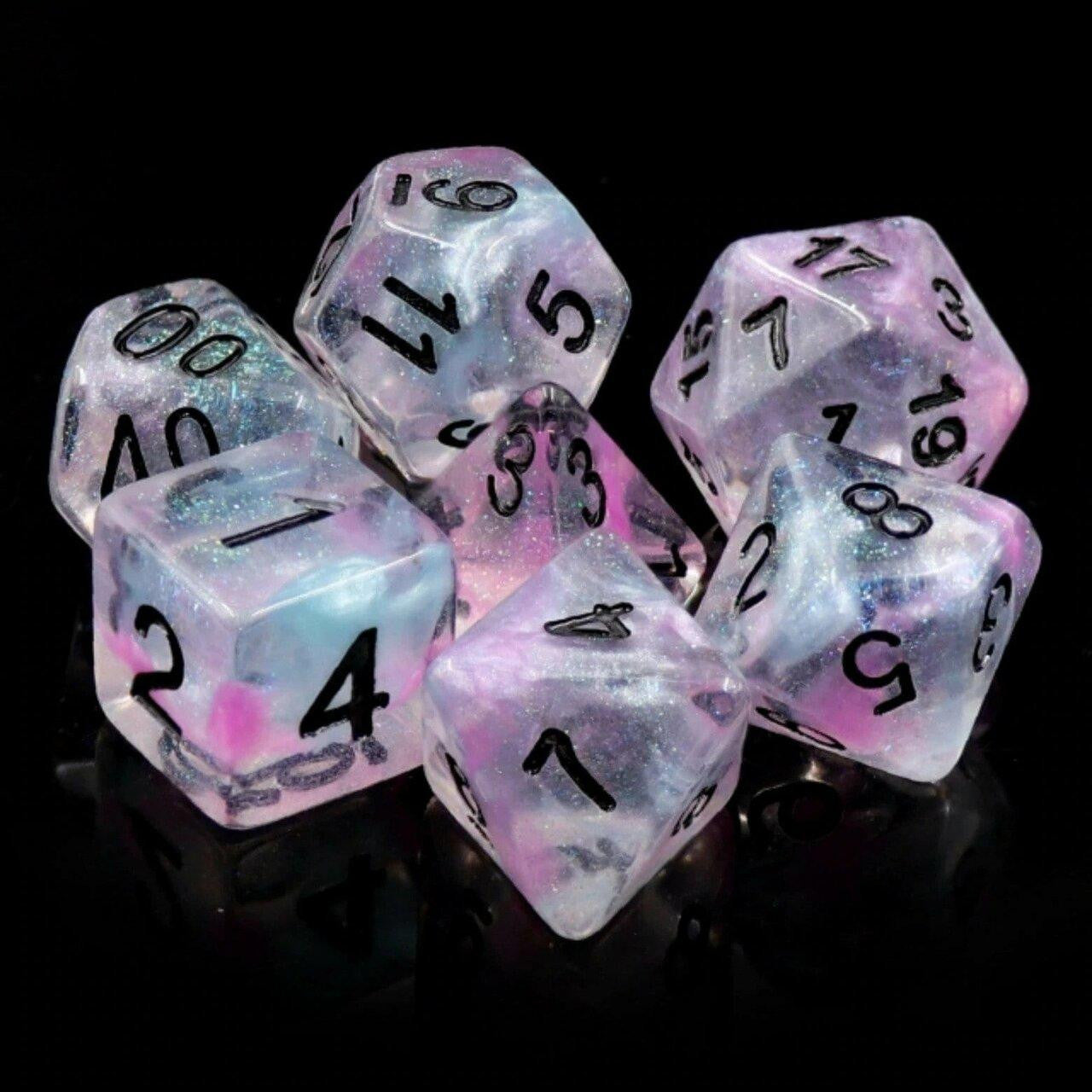 Foam Brain Games Ro Chrome RPG Dice Set
