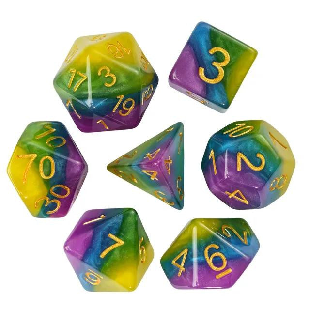 Foam Brain Games Rock Candy RPG Dice Set 