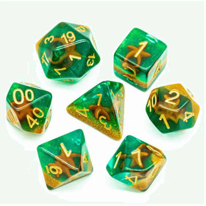 Foam Brain Games Sand Sifting Starfish RPG Dice