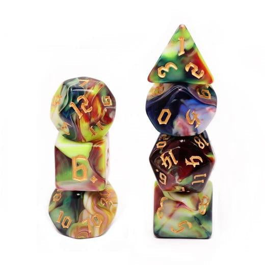 Foam Brain Games Secret Garden RPG Dice Set 