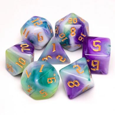 Foam Brain Games Siberian Iris RPG Dice Set 