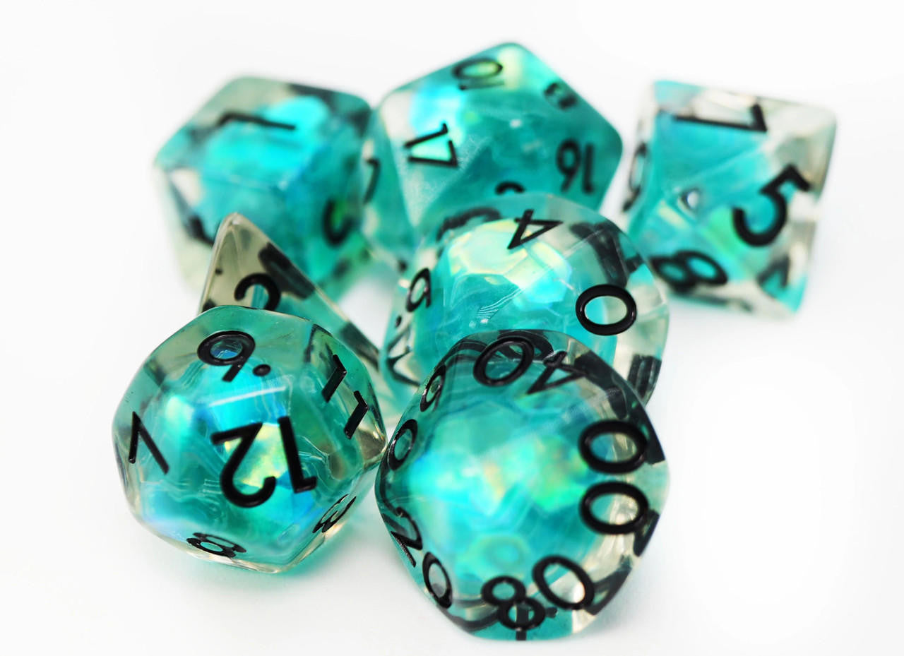 Foam Brain Games Siren Sparkle RPG Dice Set 