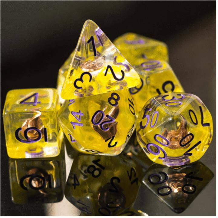 Foam Brain Games Sorcerers Flame Class RPG Dice Set