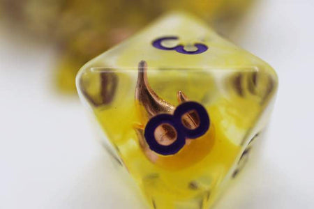 Foam Brain Games Sorcerers Flame Class RPG Dice Set