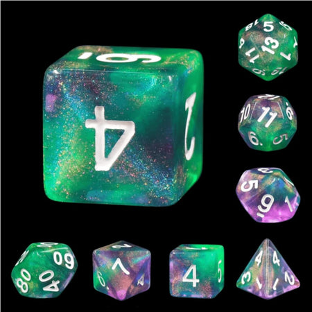 Foam Brain Games Sour Grapes RPG Dice Set 