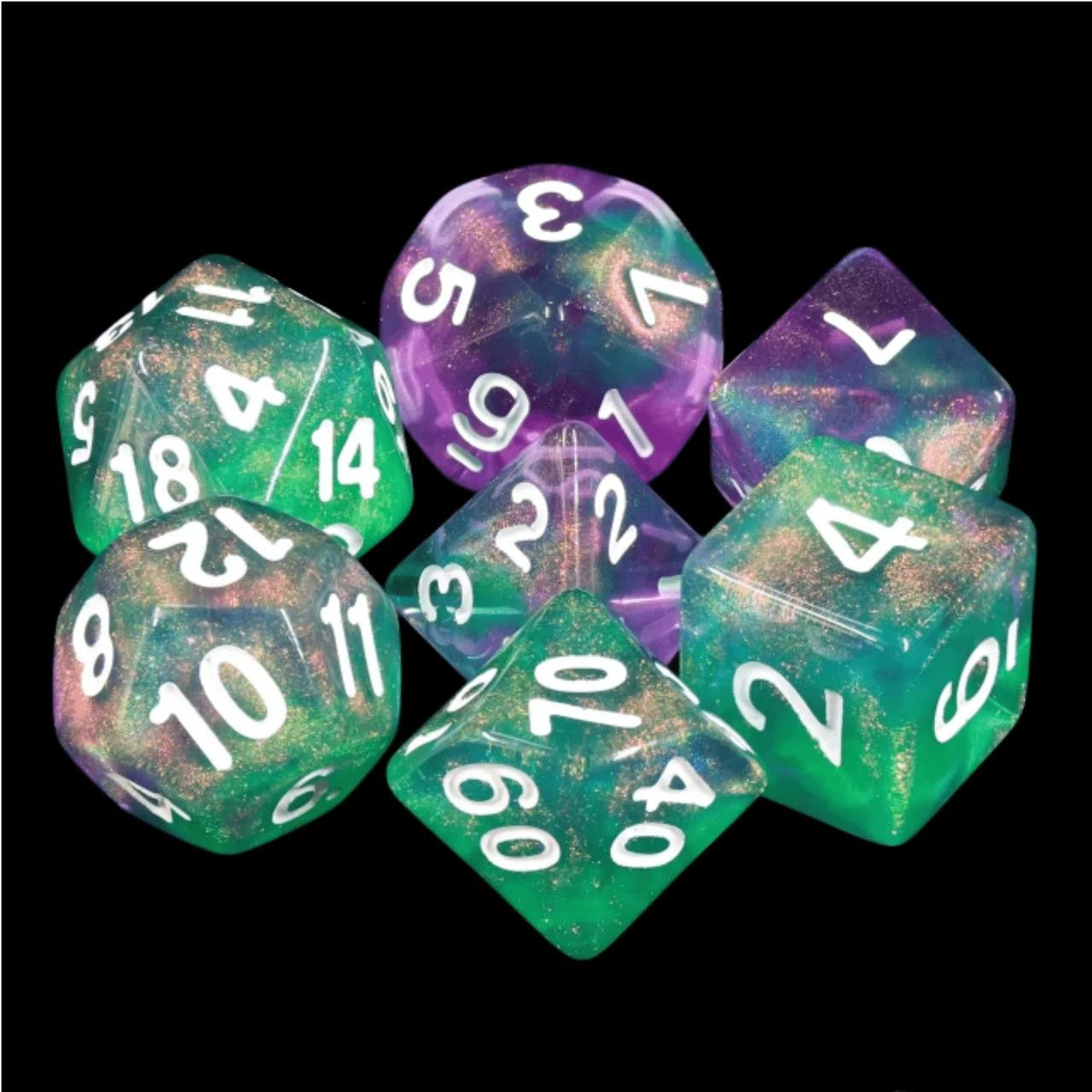 Foam Brain Games Sour Grapes RPG Dice Set 