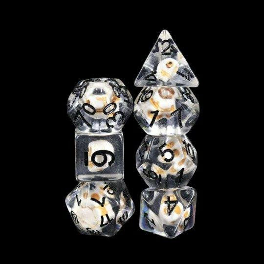 Foam Brain Games Stone Skull RPG Dice Set