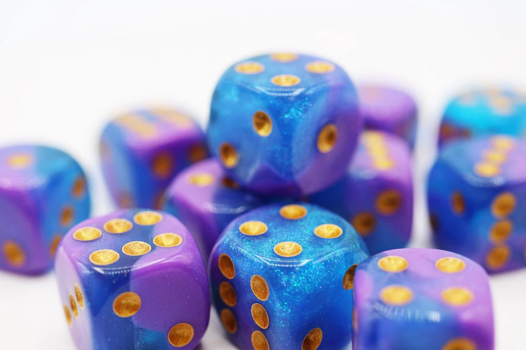Foam Brain Games Stratus Glitter - 12 piece Pip D6's 